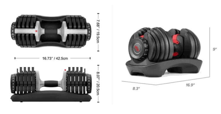 AtivaFit 55 lbs vs. Bowflex 552