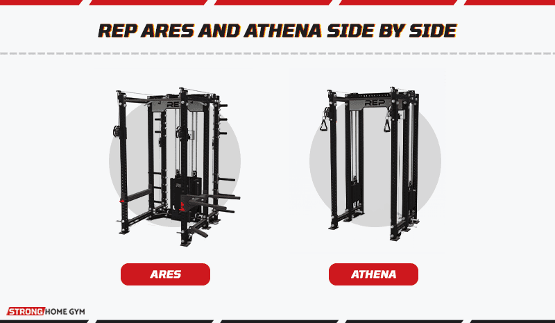 REP Ares and Athena side by side