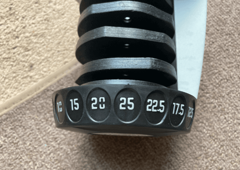 Bottom side of the mechanism and dial of the Ativafit