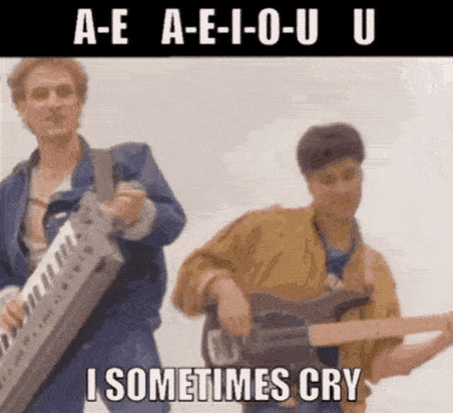 I sometimes cry
