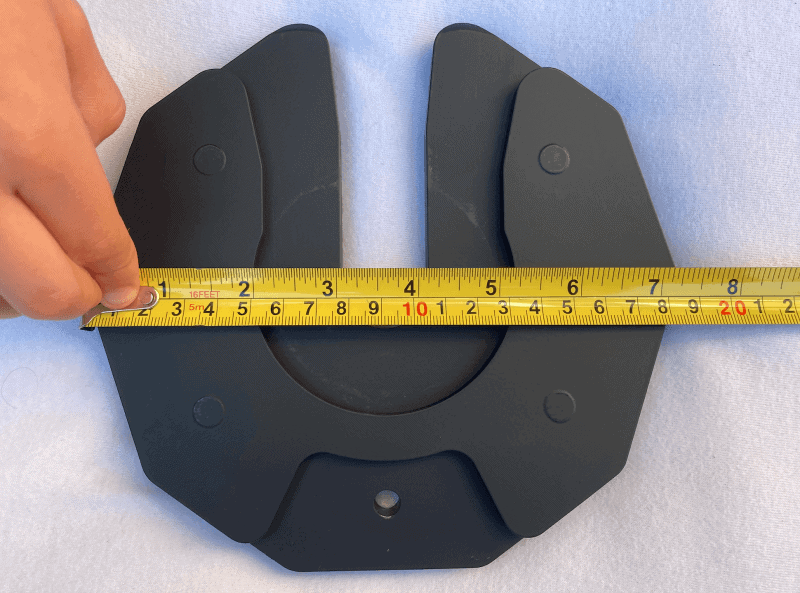 Ativafit weight plate size