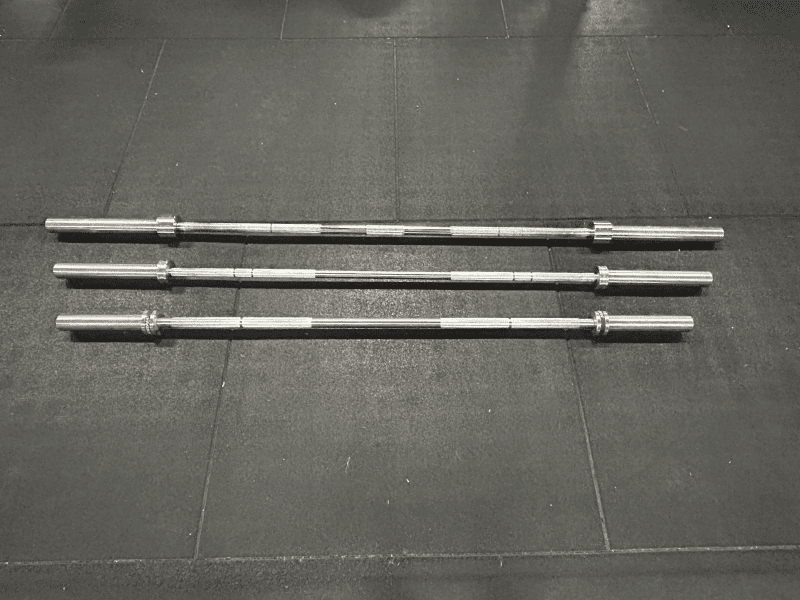 One of my short bars along with a couple of longer bars for comparison