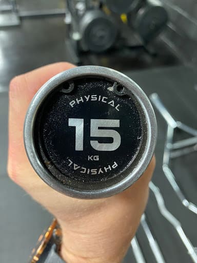 15kg Women's Olympic Barbell end