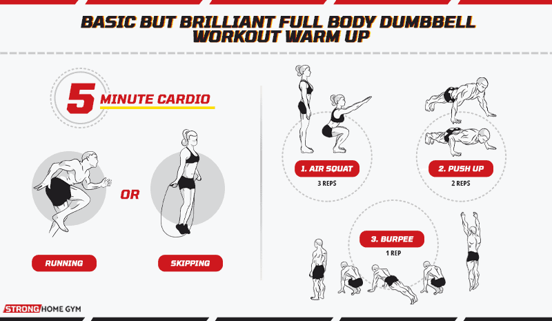 Basic But Brilliant Full Body Dumbbell Workout Warm Up