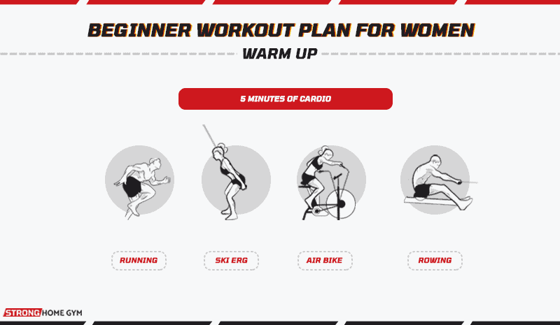 Beginner workout plan for women - warm up