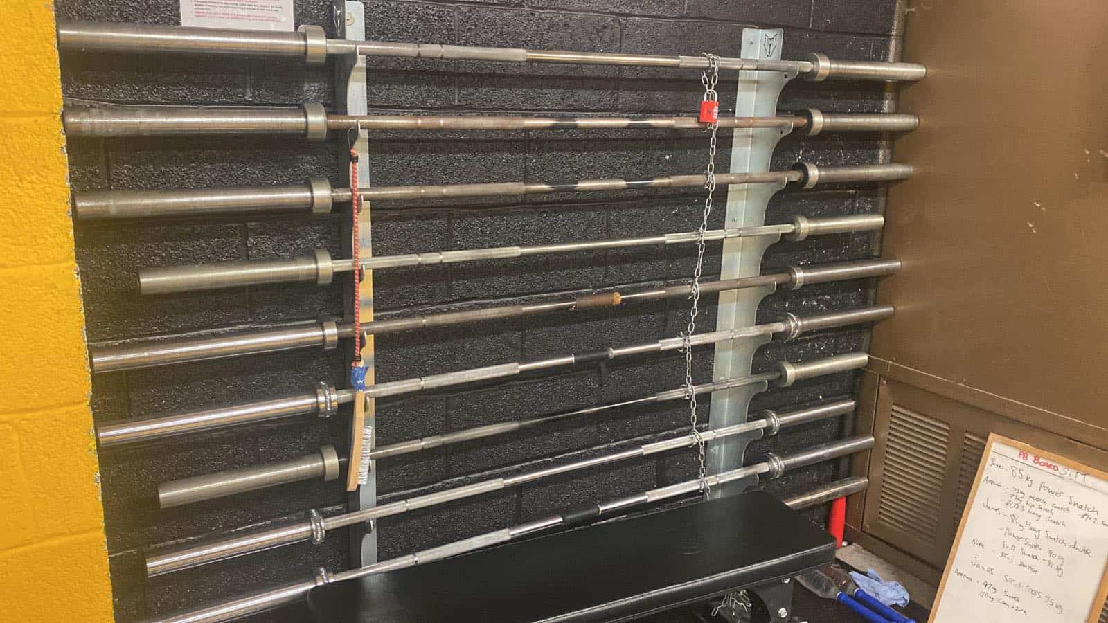 Best Barbell Exercises – here are some of the barbells in my gym!