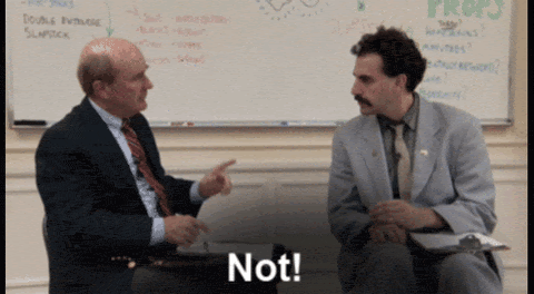 Borat Not Joke