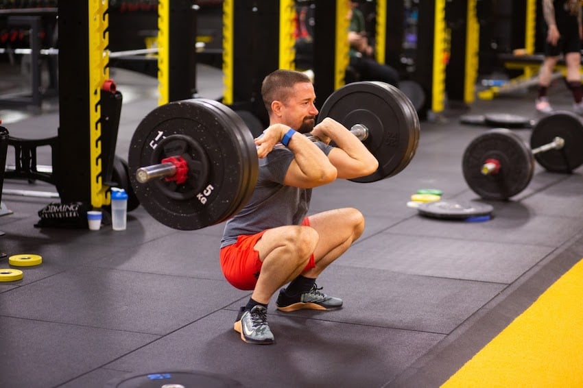 Eliel Clean Front Squat Alternative