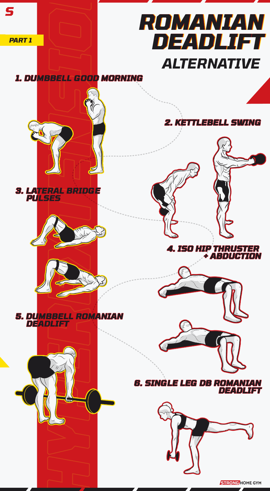 Romanian Deadlift Alternative Infographic part 1
