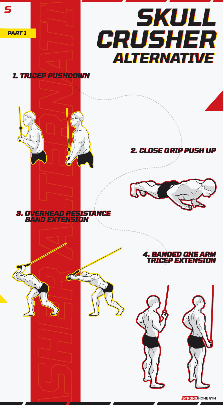 Skull Crusher Alternative Infographic part 1