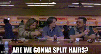 Splitting hairs