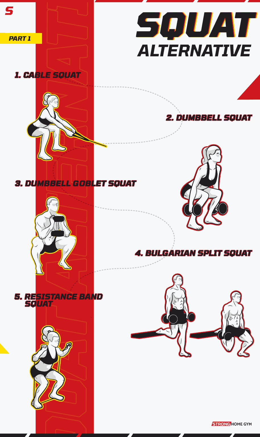 Squat Alternatives Infographic part 1