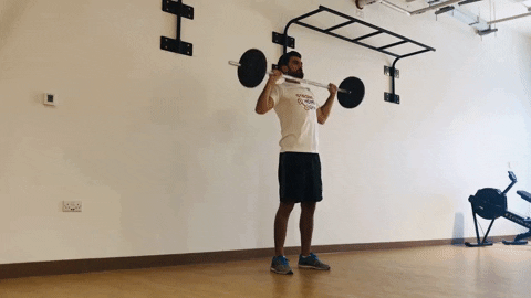 Overhead / shoulder press demonstration