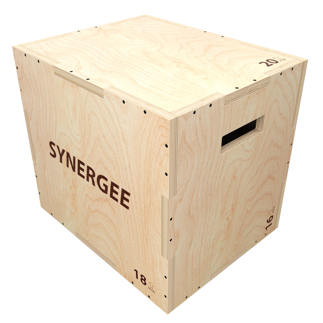 Synergee 3-in-1 Wood Plyo Box